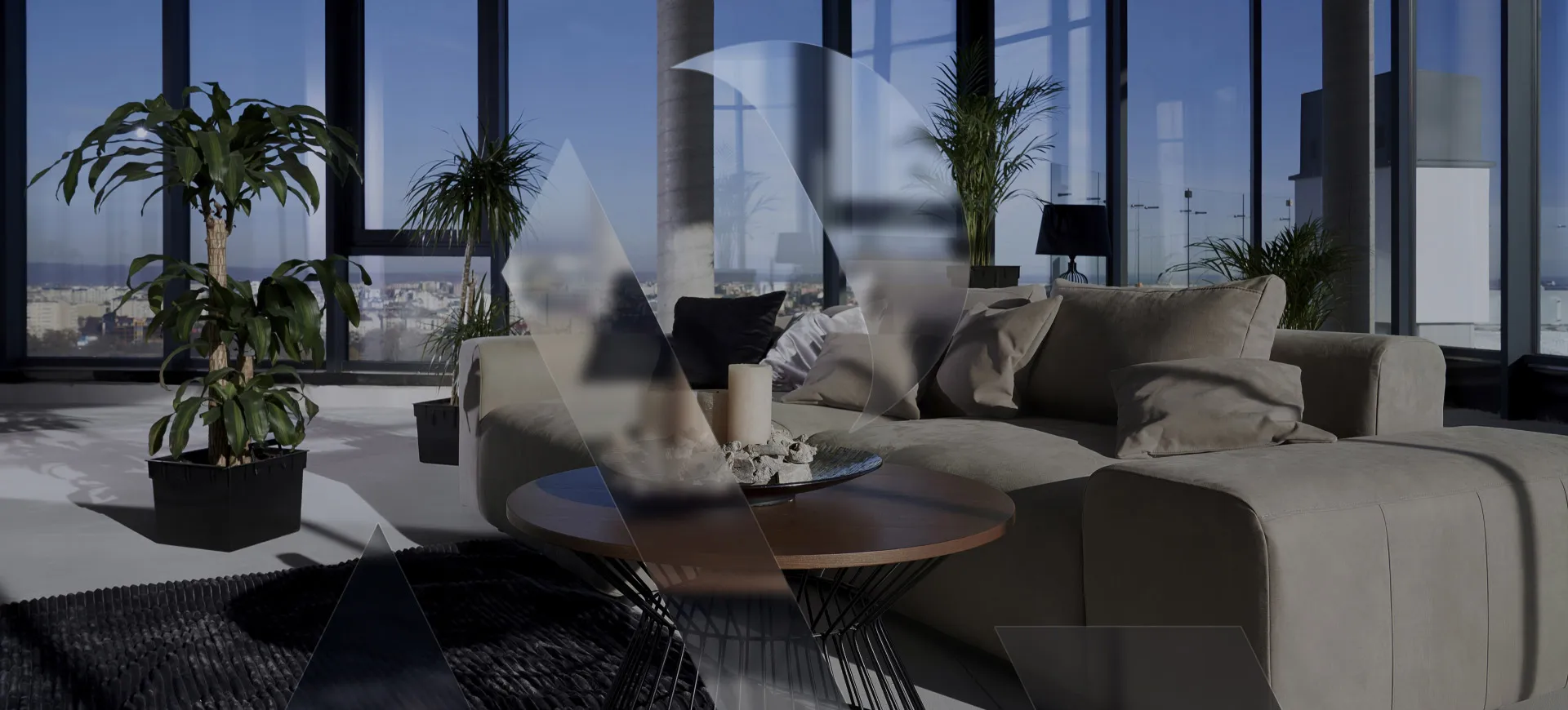 Modern luxury interior symbolizing an international real estate property catalog